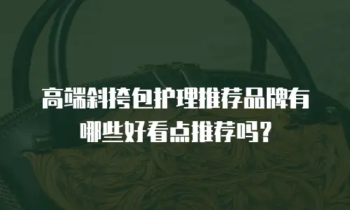 高端斜挎包护理推荐品牌有哪些好看点推荐吗？