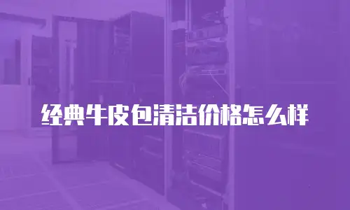 经典牛皮包清洁价格怎么样