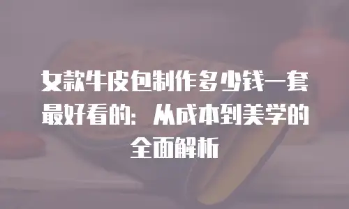女款牛皮包制作多少钱一套最好看的：从成本到美学的全面解析