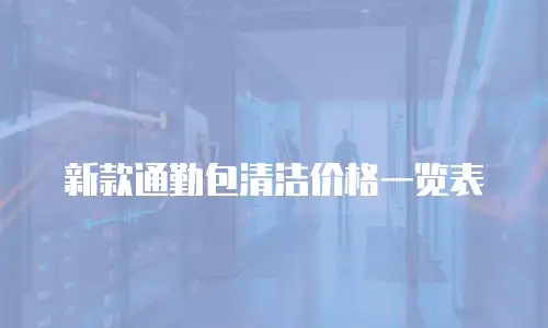 新款通勤包清洁价格一览表