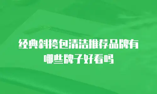 经典斜挎包清洁推荐品牌有哪些牌子好看吗