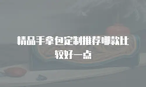 精品手拿包定制推荐哪款比较好一点