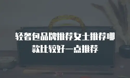 轻奢包品牌推荐女士推荐哪款比较好一点推荐