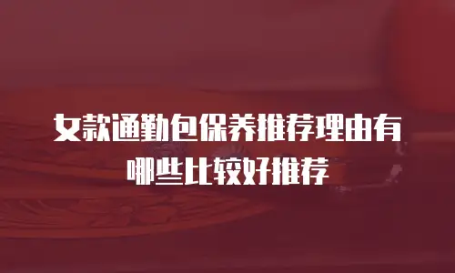 女款通勤包保养推荐理由有哪些比较好推荐