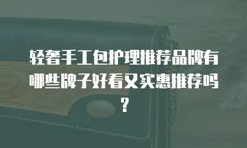 轻奢手工包护理推荐品牌有哪些牌子好看又实惠推荐吗？