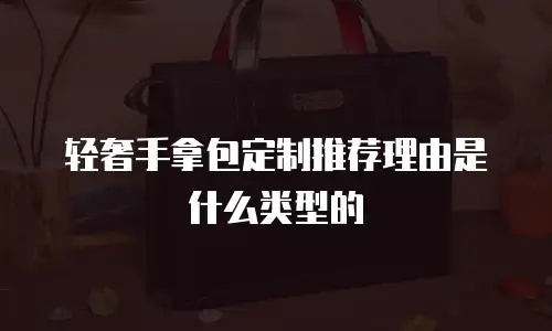 轻奢手拿包定制推荐理由是什么类型的