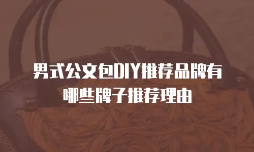 男式公文包DIY推荐品牌有哪些牌子推荐理由