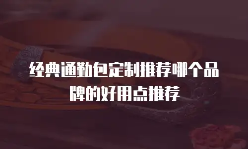 经典通勤包定制推荐哪个品牌的好用点推荐