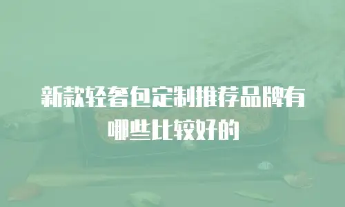 新款轻奢包定制推荐品牌有哪些比较好的