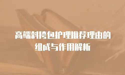 高端斜挎包护理推荐理由的组成与作用解析