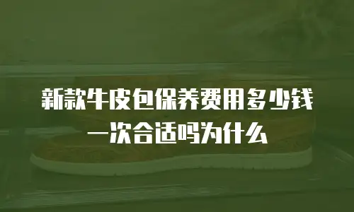 新款牛皮包保养费用多少钱一次合适吗为什么
