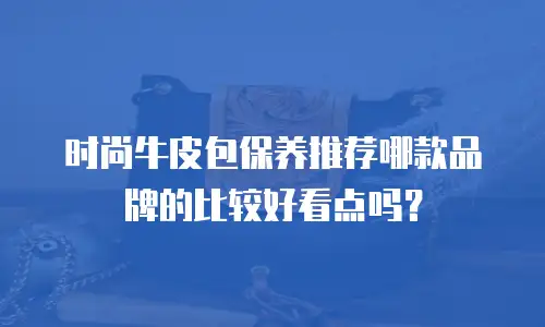 时尚牛皮包保养推荐哪款品牌的比较好看点吗？