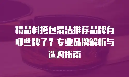 精品斜挎包清洁推荐品牌有哪些牌子？专业品牌解析与选购指南