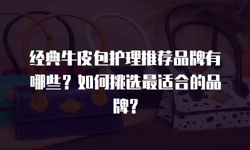 经典牛皮包护理推荐品牌有哪些？如何挑选最适合的品牌？