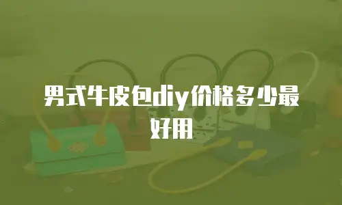 男式牛皮包diy价格多少最好用