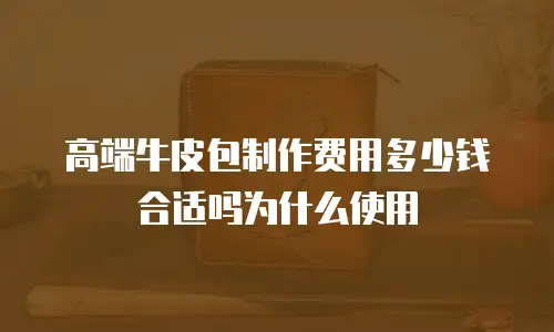 高端牛皮包制作费用多少钱合适吗为什么使用