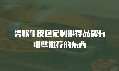 男款牛皮包定制推荐品牌有哪些推荐的东西