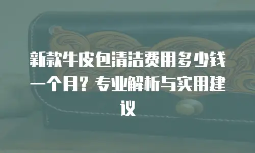 新款牛皮包清洁费用多少钱一个月？专业解析与实用建议