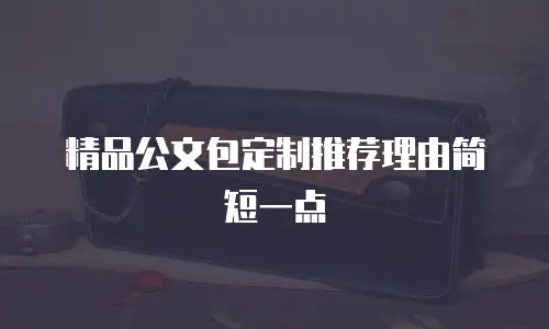 精品公文包定制推荐理由简短一点