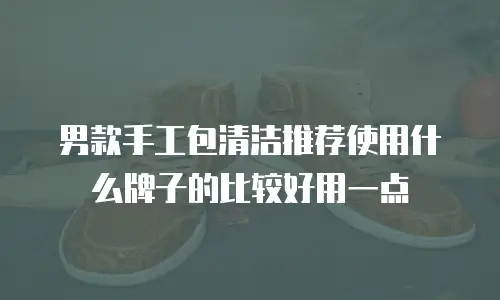 男款手工包清洁推荐使用什么牌子的比较好用一点