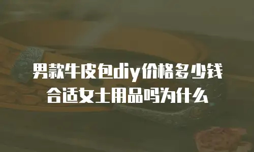 男款牛皮包diy价格多少钱合适女士用品吗为什么