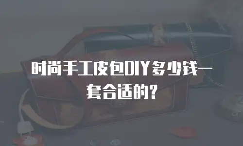 时尚手工皮包DIY多少钱一套合适的？