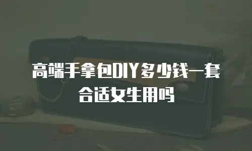 高端手拿包DIY多少钱一套合适女生用吗