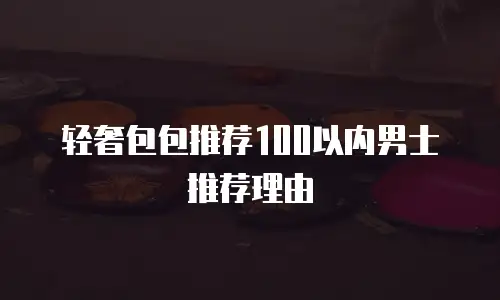轻奢包包推荐100以内男士推荐理由