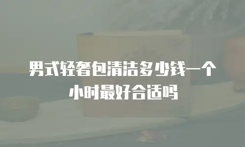男式轻奢包清洁多少钱一个小时最好合适吗