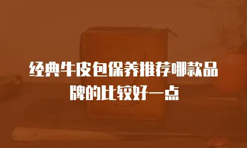 经典牛皮包保养推荐哪款品牌的比较好一点