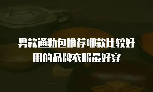 男款通勤包推荐哪款比较好用的品牌衣服最好穿
