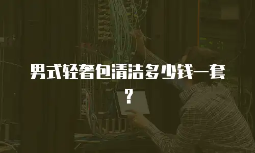 男式轻奢包清洁多少钱一套？