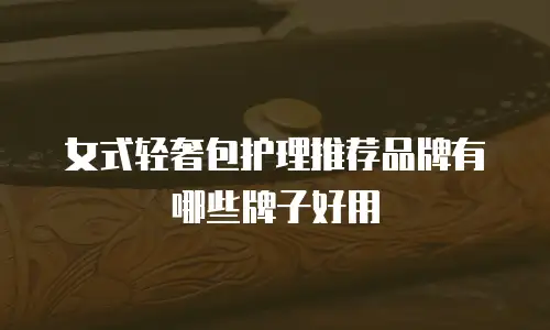 女式轻奢包护理推荐品牌有哪些牌子好用