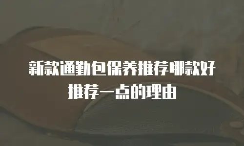 新款通勤包保养推荐哪款好推荐一点的理由