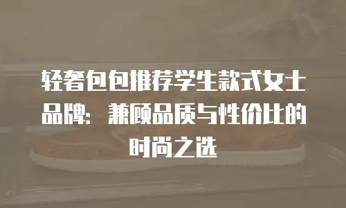 轻奢包包推荐学生款式女士品牌：兼顾品质与性价比的时尚之选
