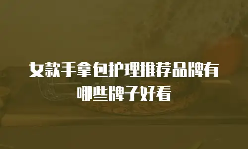 女款手拿包护理推荐品牌有哪些牌子好看