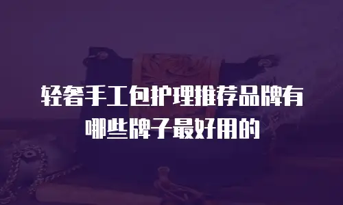 轻奢手工包护理推荐品牌有哪些牌子最好用的