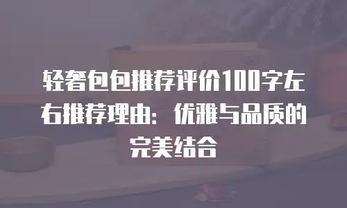 轻奢包包推荐评价100字左右推荐理由：优雅与品质的完美结合