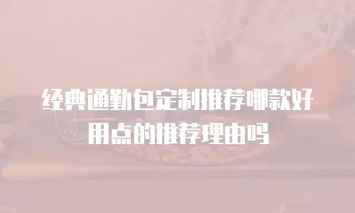 经典通勤包定制推荐哪款好用点的推荐理由吗