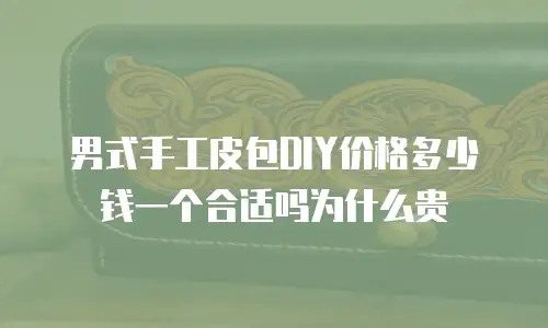 男式手工皮包DIY价格多少钱一个合适吗为什么贵