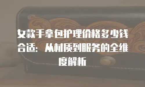 女款手拿包护理价格多少钱合适：从材质到服务的全维度解析