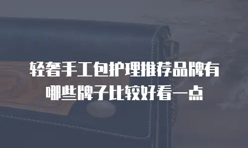 轻奢手工包护理推荐品牌有哪些牌子比较好看一点