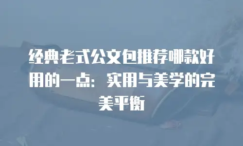 经典老式公文包推荐哪款好用的一点：实用与美学的完美平衡