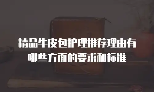 精品牛皮包护理推荐理由有哪些方面的要求和标准
