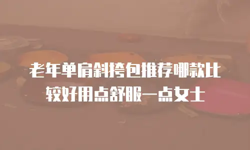 老年单肩斜挎包推荐哪款比较好用点舒服一点女士