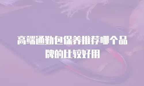 高端通勤包保养推荐哪个品牌的比较好用