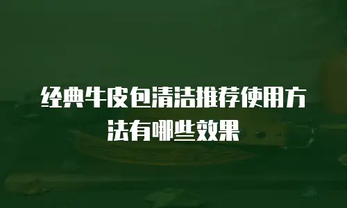 经典牛皮包清洁推荐使用方法有哪些效果