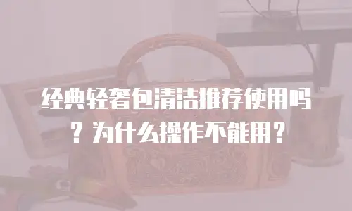经典轻奢包清洁推荐使用吗？为什么操作不能用？