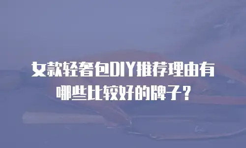女款轻奢包DIY推荐理由有哪些比较好的牌子？