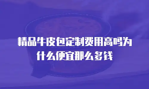 精品牛皮包定制费用高吗为什么便宜那么多钱